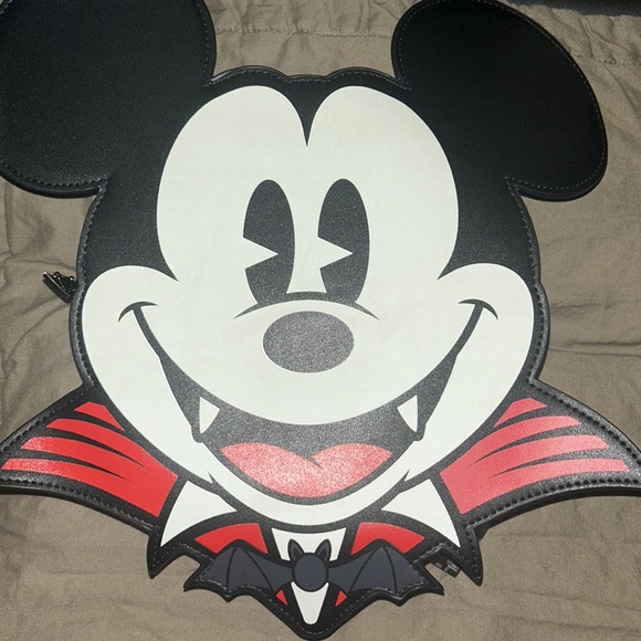 Disney Mickey Mouse Vampire Crossbody Purse - Picture 7 of 8
